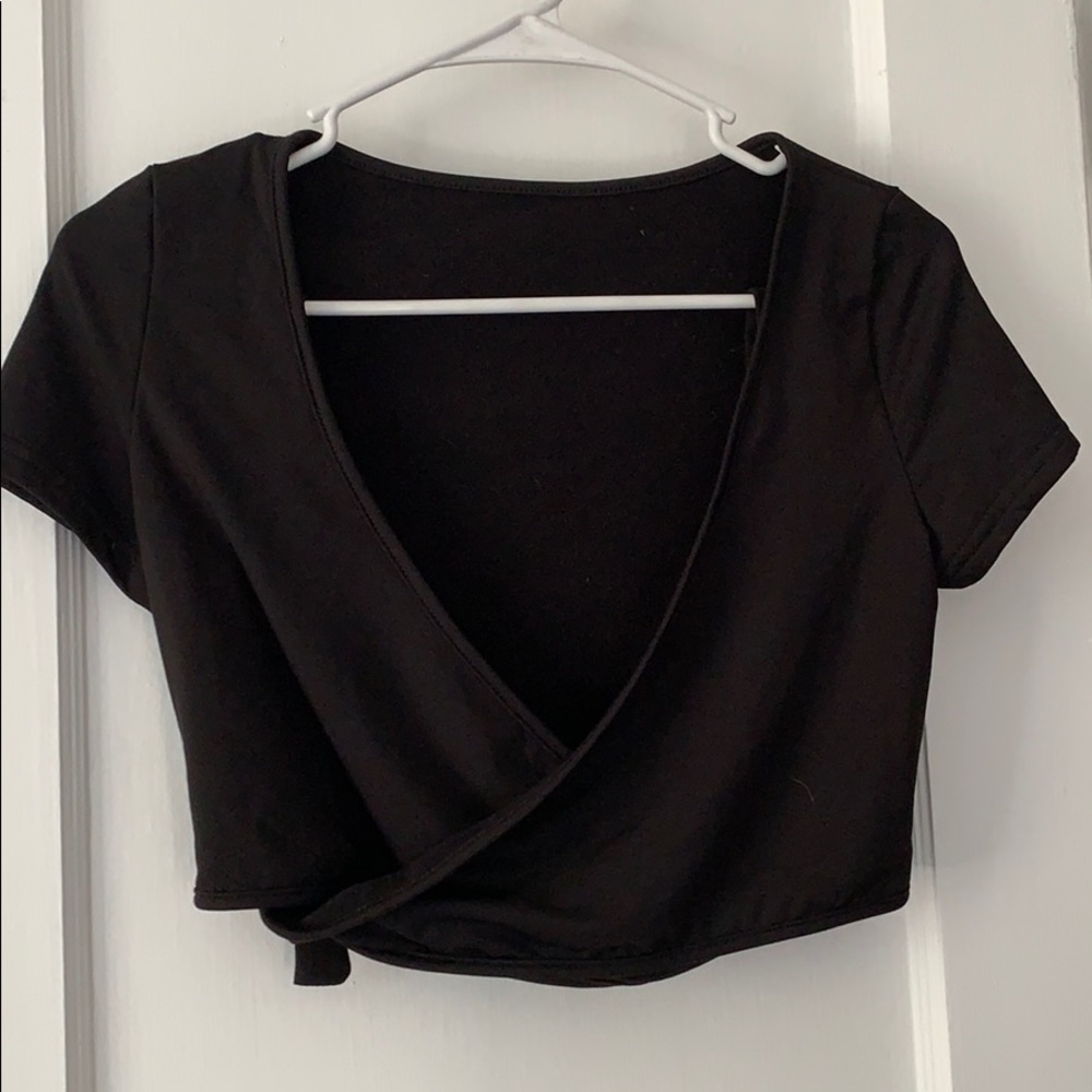 Cross Tie Crop Top
